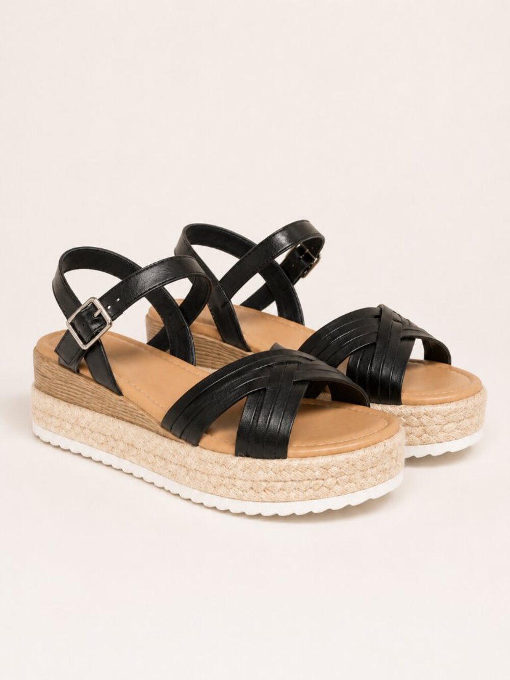 criss cross strappy size 6 espadrille sandal